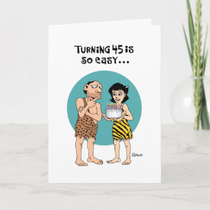 Cartão Snarky 45º aniversário