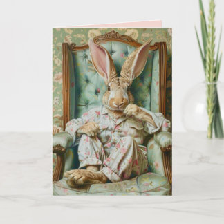 Cartão Snarky Rabbit Easter Card
