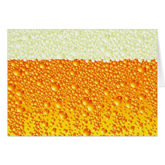 Cartão snobe de cerveja (Frente Horizontal)