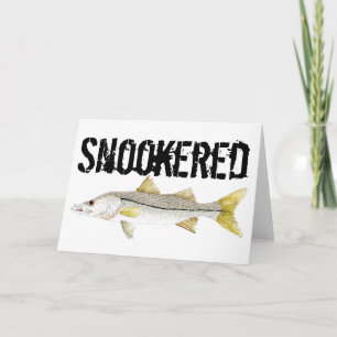Cartão Snookered- Snook