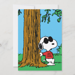 Cartão Snoopy "Joe Cool" em Pé