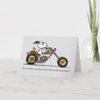 Snoopy & Woodstock Moto Dia dos Pais