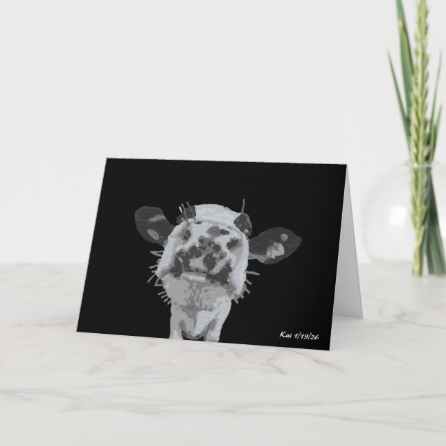 Cartão Snoot Boop, Animal (Frente)