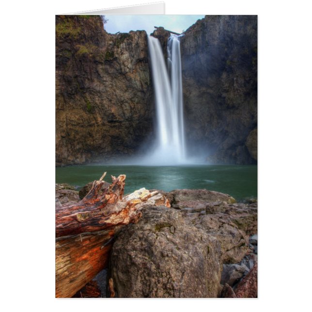 Cartão Snoqualmie Falls (Frente)
