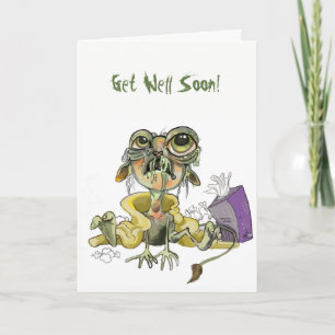 Cartão Snot Goblin Get Well Card