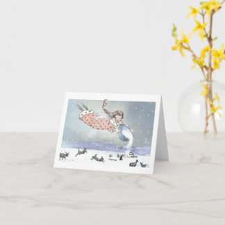 Cartão Snow Angel