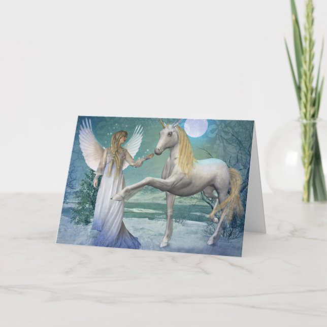 Cartão Snow Angel (Card) (Frente)