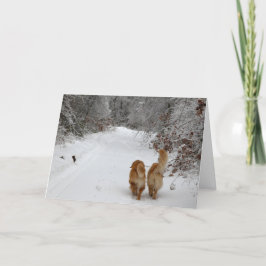 Cartão Snow Buddies