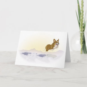 Cartão Snow Corgi