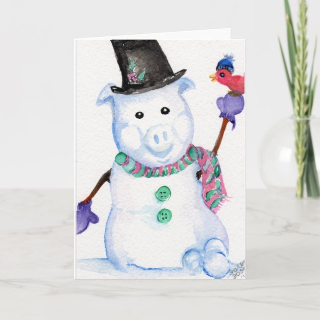 Cartão Snow PIG Card (Frente)