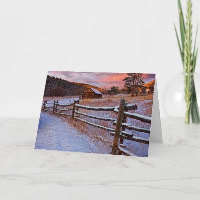 Cartão Snow Ranch (Frente)