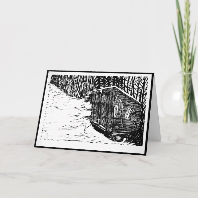 Cartão Snow Shed Notecards (Frente)