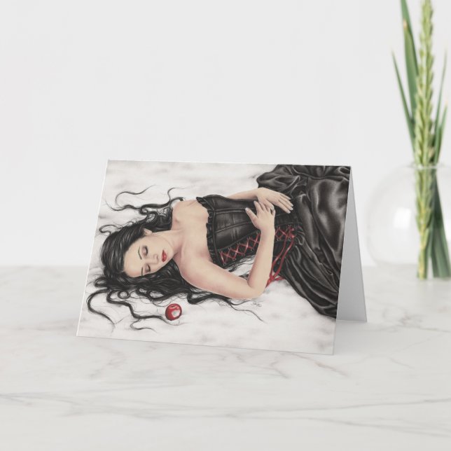 Cartão Snow Whites Fall Greeting Card (Frente)