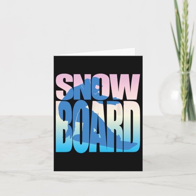 Cartão Snowboard3 (Frente)