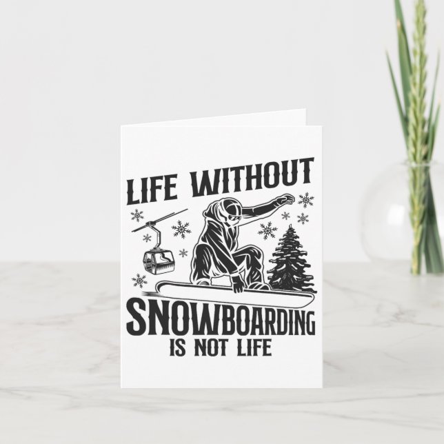 Cartão Snowboard 5 (Frente)