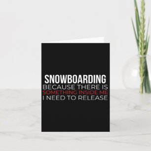 Cartão Snowboard Alpine Winter Sports Snowboarder