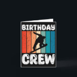Cartão Snowboard Birthday Crew Snowboarder Kids Amigo<br><div class="desc">Snowboard Birthday Crew Snowboarder Kids Amigos</div>