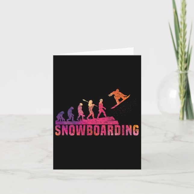 Cartão Snowboard Evolution Snowboard Snowboboa Estilo Liv (Frente)