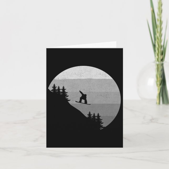 Cartão Snowboard Roupa - Snowboard Snowboard Snowboard Sn (Frente)