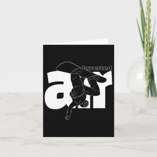 Cartão Snowboard Ski Winter Sports Half-pipe Inverted Air