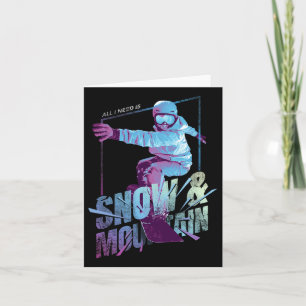 Cartão Snowboard Snowboard