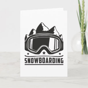 Cartão Snowboard Snowboarder Snowboard Snowboard Snowboar