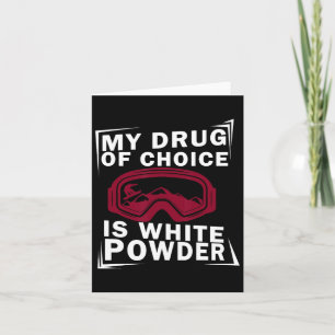 Cartão Snowboard Snowboarder Snowboarden A Minha Droga De
