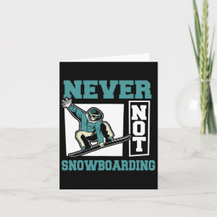 Cartão Snowboarder Winter Sports Snowboard - Snowboard