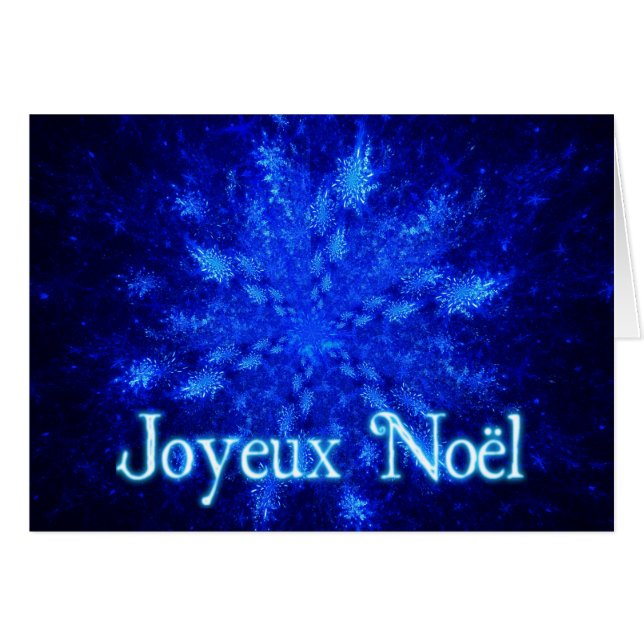 Cartão Snowburst (Frente Horizontal)