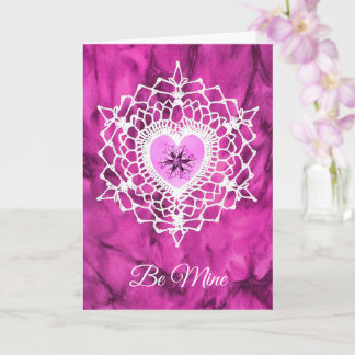 Cartão Snowcatcher Amore Heartflake Greeting Card