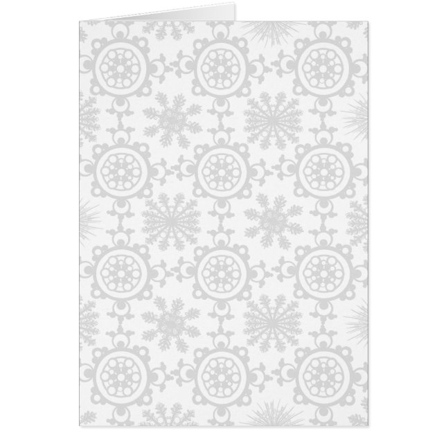 Cartão Snowfill pálido (Frente)