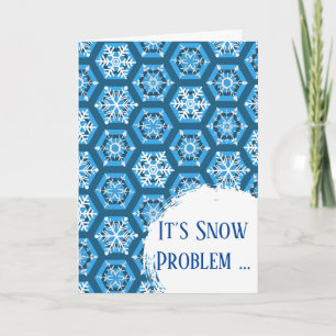 Cartão Snowflakes Snowflakes - Snowball