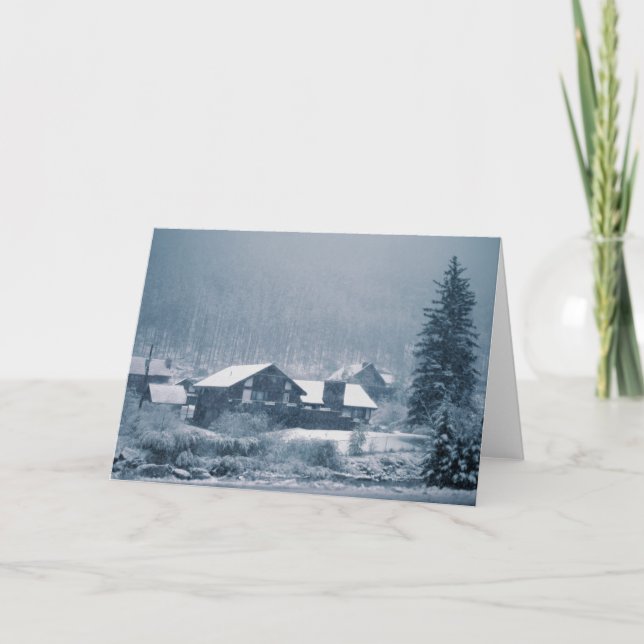 Cartão Snowing In Aspen Cards (Frente)