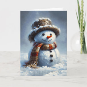 Cartão Snowman