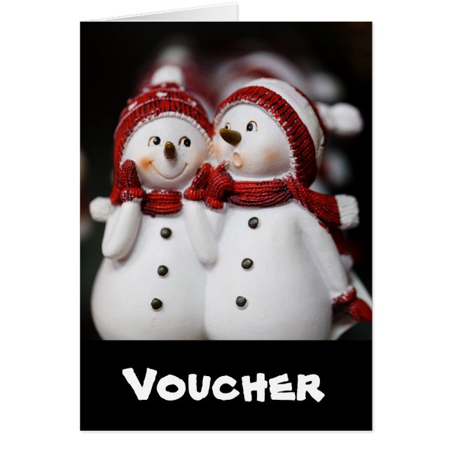 Cartão Snowman20150907 (Frente)