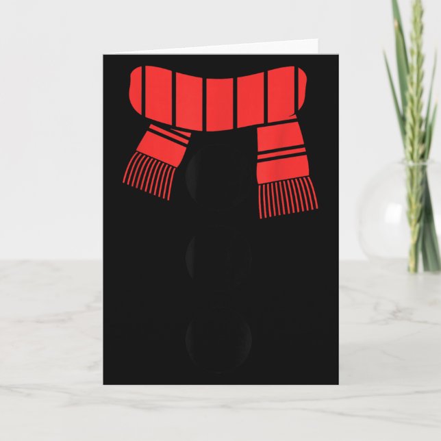 Cartão Snowman Shirt Adult Kids Men Women White Snowman C (Frente)