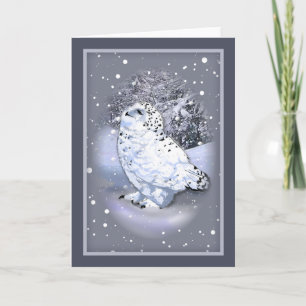 Cartão Snowy Owl Card