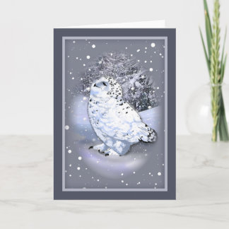 Cartão Snowy Owl Card