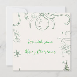 Cartão Snowy Pines & Peace