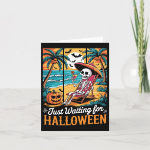 Cartão Só Esperando Por Camisa De Halloween Homens Fantas