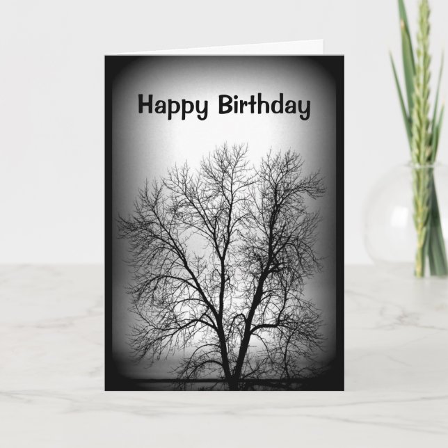 Cartão So Glad We Belong To The Same Family Tree Birthday (Frente)