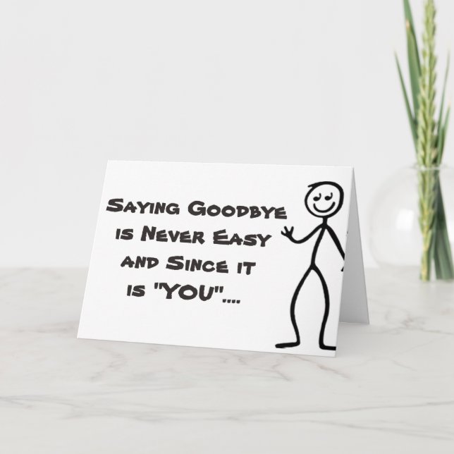 CARTÃO "SÓ INESPORÁVEL" SAIR / EU SINTO SUA FALTA (Frente)