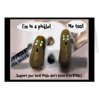 Cartão Só mais uma banda desenhada Gherkin outra vez