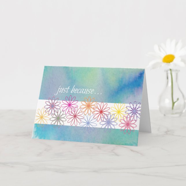 Cartão Só porque... (Planta pequena)