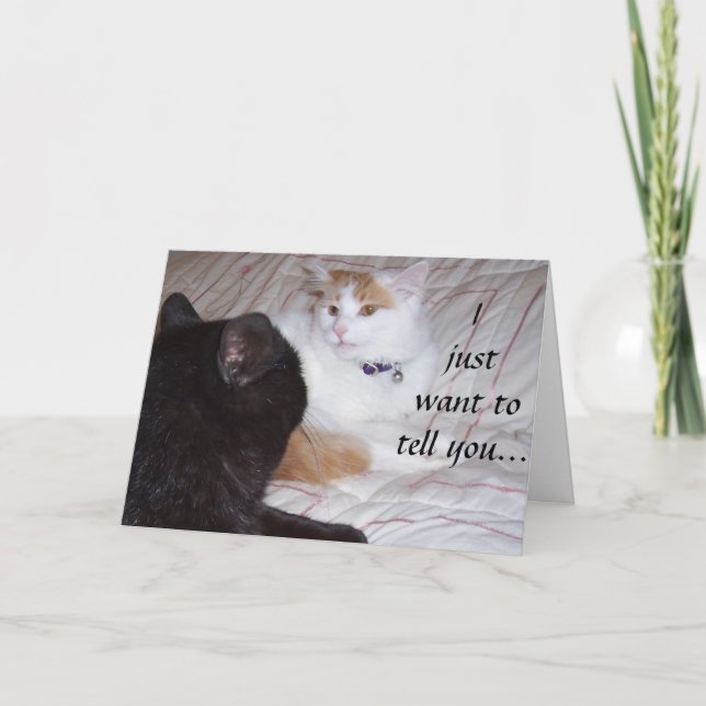 CARTÃO SÓ QUERO DIZER QUE EU TE AMO (Frente)