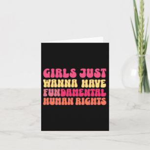 Cartão Só Quero Ter Direitos Fundamentais, Feminista Equa