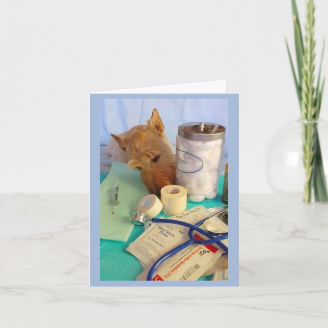 Cartão Só um pequeno pino (Frente)