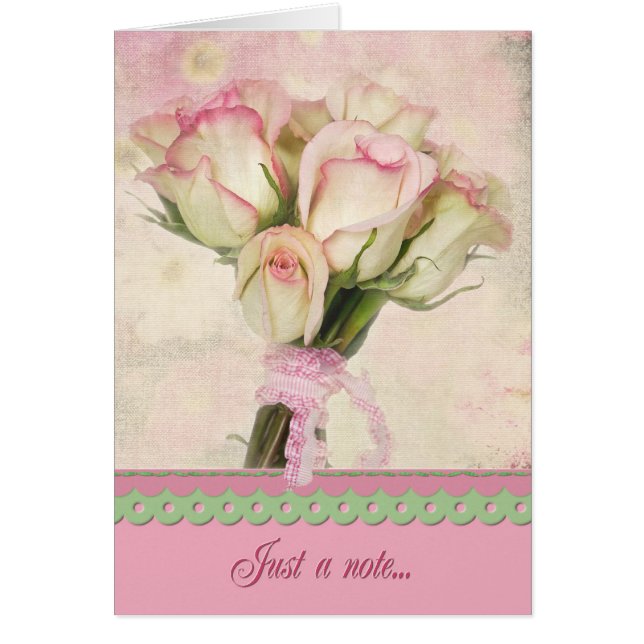 Cartão Só uma nota... (Frente)