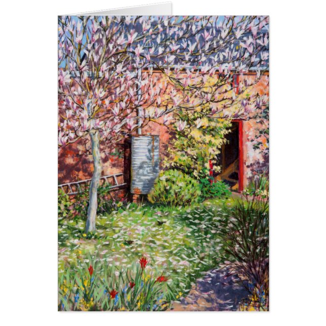 Cartão Sob a Magolia (Frente)