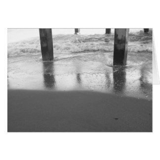 Cartão Sob a placa do passeio